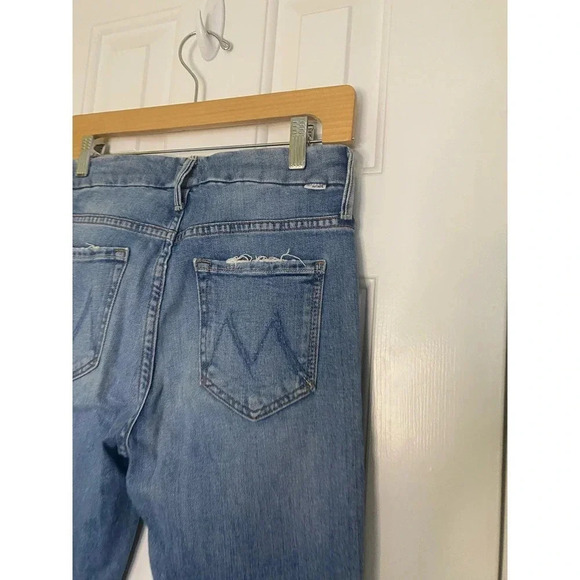 Mother The Looker Ankle Step Fray Jeans Exposed Secret Sister Size 26 - Picture 4 of 13